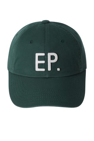 EP 아플리케 워시드 소프트 캡 그린