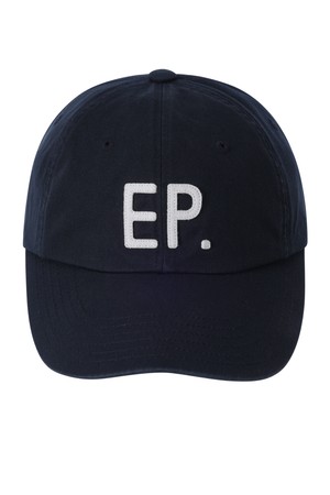 EP 아플리케 워시드 소프트 캡 네이비