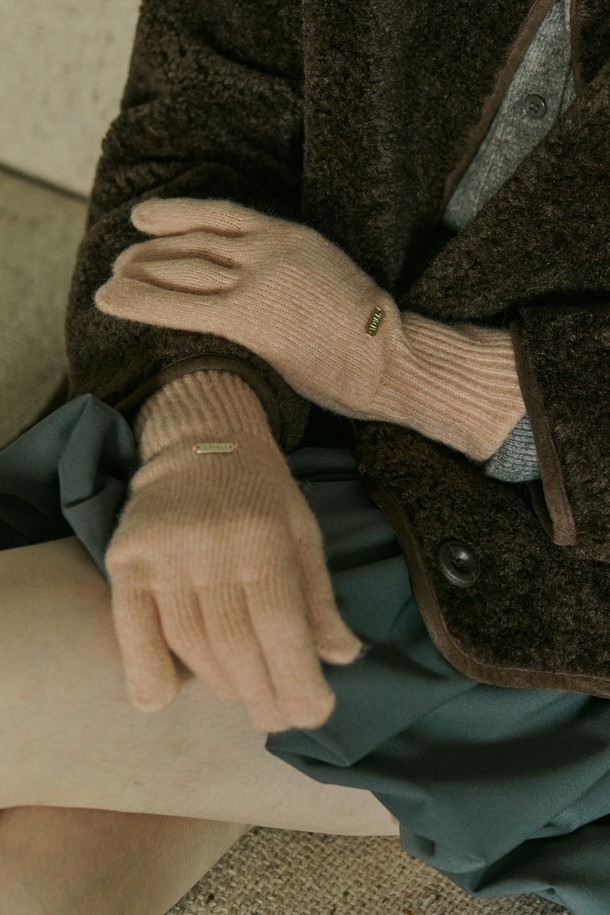 ADAUL - 장갑 - Cozy soft AD charm gloves - 10color