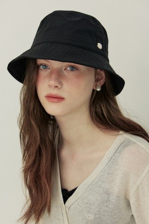 Natural AD charm bucket hat - 4color