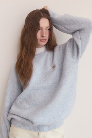 Reglan lambs wool over fit knit - 7color