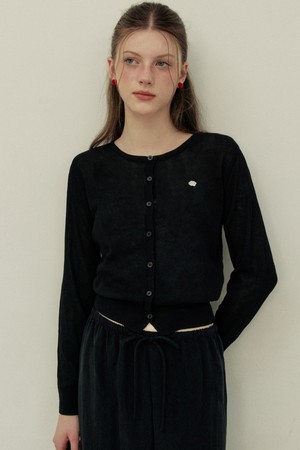 Summer light round neck cardigan - 5color