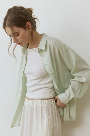 Soft overfit shirts - mint