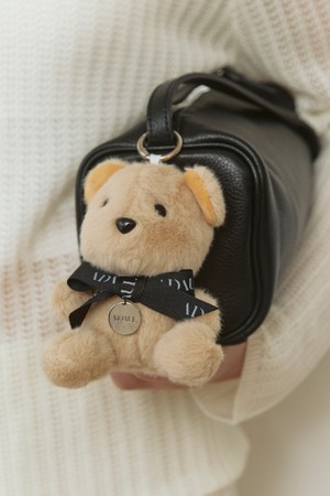 Mongle teddy bear keyring - brown