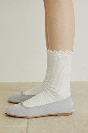 Cloud charm long lovely socks - 3color