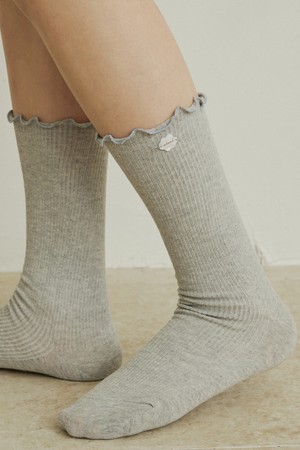 Cloud charm long lovely socks - 3color
