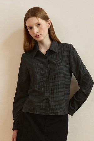 Standard slim fit clean shirts - black