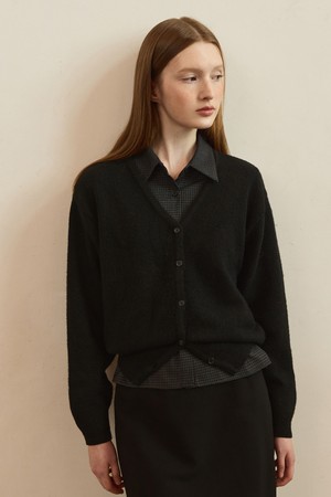 Essntial soft v neck cardigan - 7color
