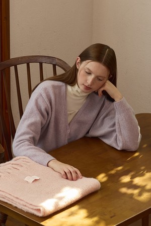 Essntial soft v neck cardigan - 7color