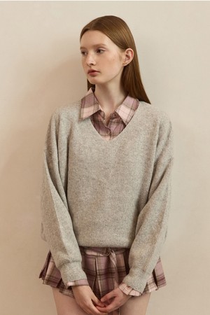 Classic golgi v neck knit - 5color