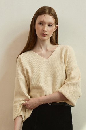 Classic golgi v neck knit - 5color