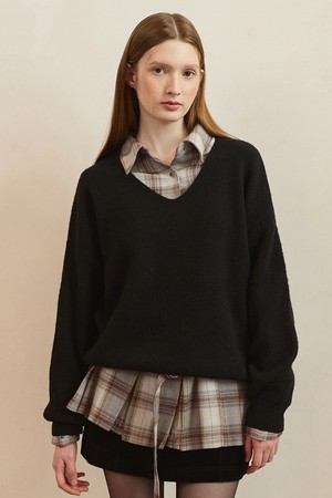 Classic golgi v neck knit - 5color