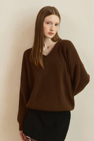 Classic golgi v neck knit - 5color