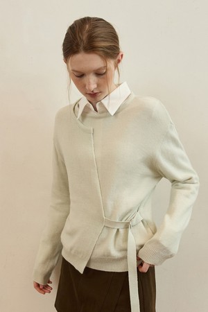 Bouckle lap modern knit - mint