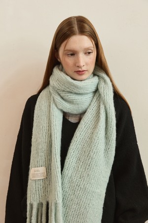 [선물포장] Cream whip long muffler - 3color