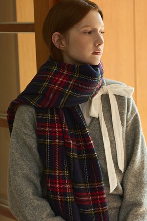 [선물포장] Classic tartan big muffler - 5color
