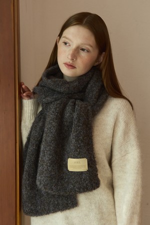 [선물포장] Misty hug wool long muffler - 3color
