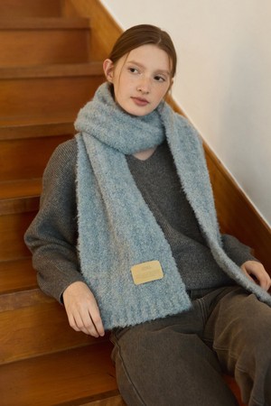 [선물포장] Misty hug wool long muffler - 3color