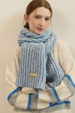 [선물포장] Tender golgi wool long muffler - 6color