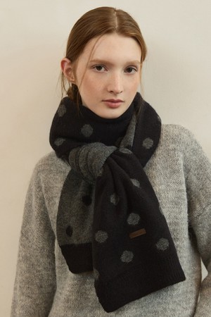 [선물포장] Winter dot harmony muffler - 3color