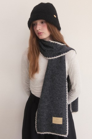 Line stitch coloring muffler - 4color