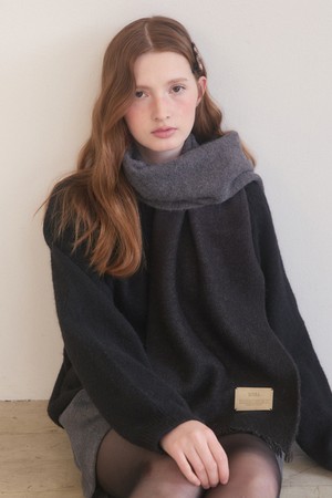 Gradation AD patch long muffler - 3color