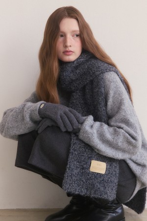 Sandmix soft long muffler - 6color