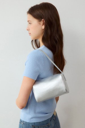 Nid minimal leather shoulder bag Ssize - 4color