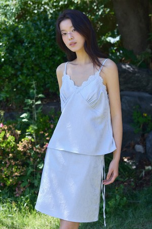 Jacquard satin set - sora
