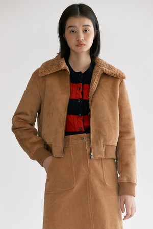 [22FW] ECO SUEDE MUSTANG JACKET_CAMEL [U2W0F861/80]