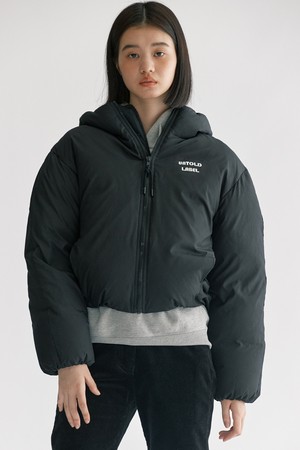 [22FW] CROP PUFFER DOWN_BLACK [U2W0F801/99]