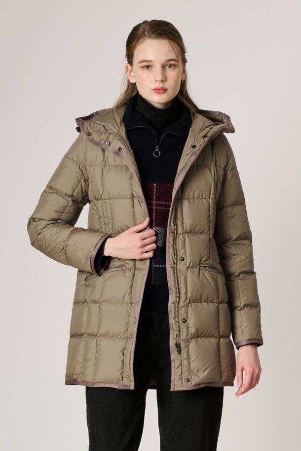 BCBG - 패딩 - [23FW] 슬림핏 구스다운_M/Beige B3W9F80472