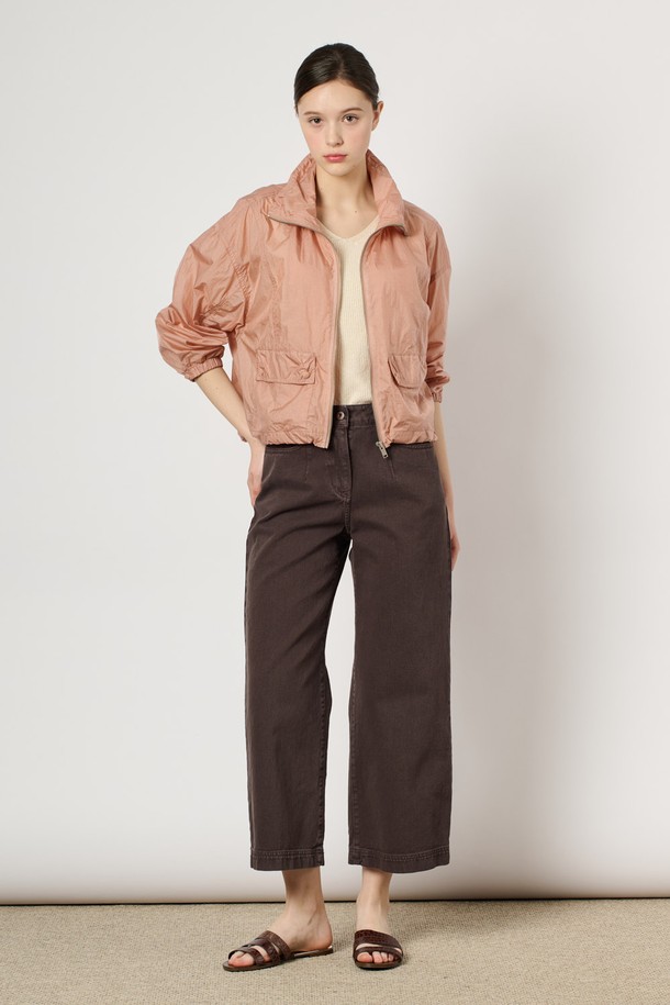 BCBG - 점퍼 - [24SU]플랩 포켓 점퍼 - Rose Pink B4M4R16026