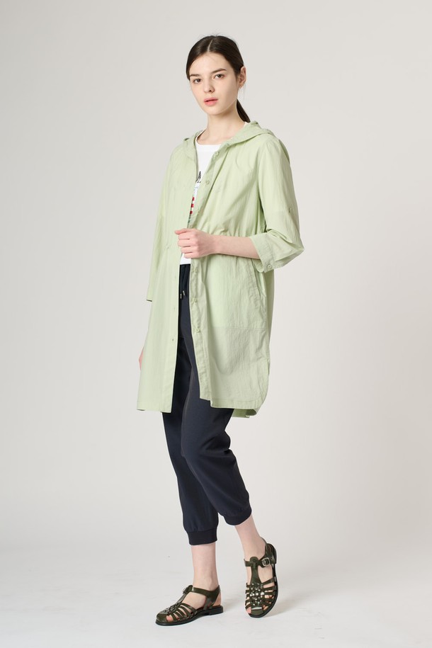 BCBG - 점퍼 - [24SU]후드 스트링 점퍼 - Mint B4M4R18038