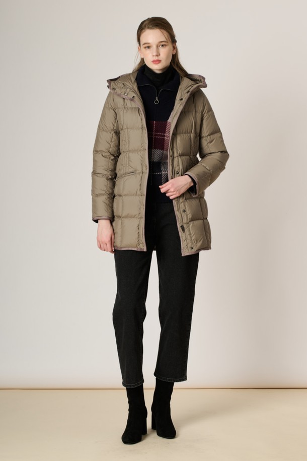 BCBG - 패딩 - [23FW] 슬림핏 구스다운_M/Beige B3W9F80472