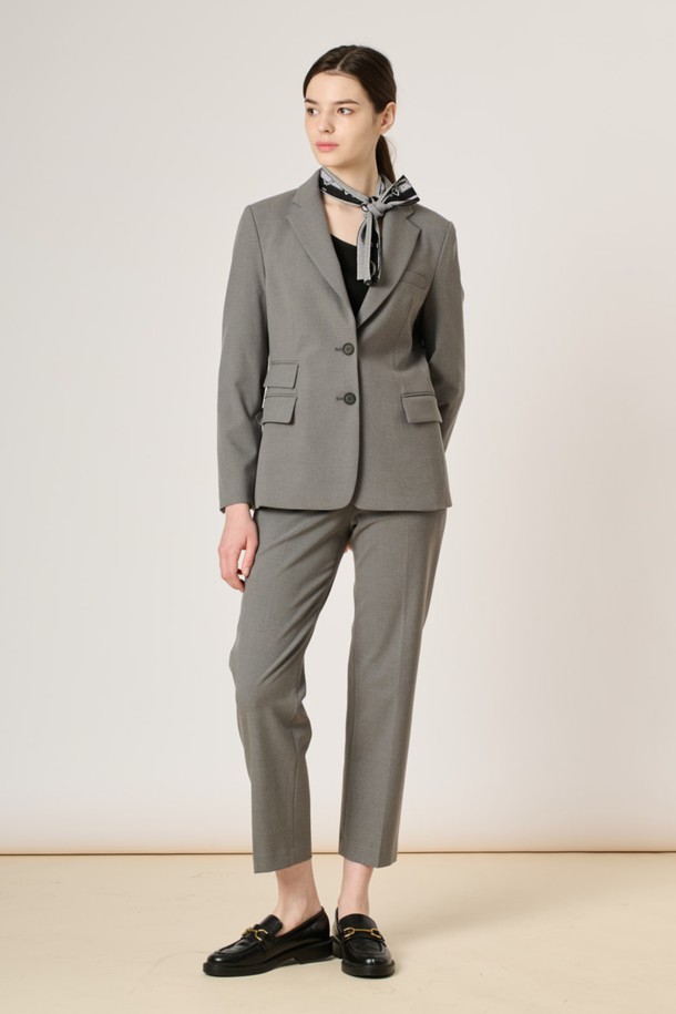 BCBG - 자켓 / 점퍼 - [24SP]테일러드 자켓 - M GRAY B4S2J12516