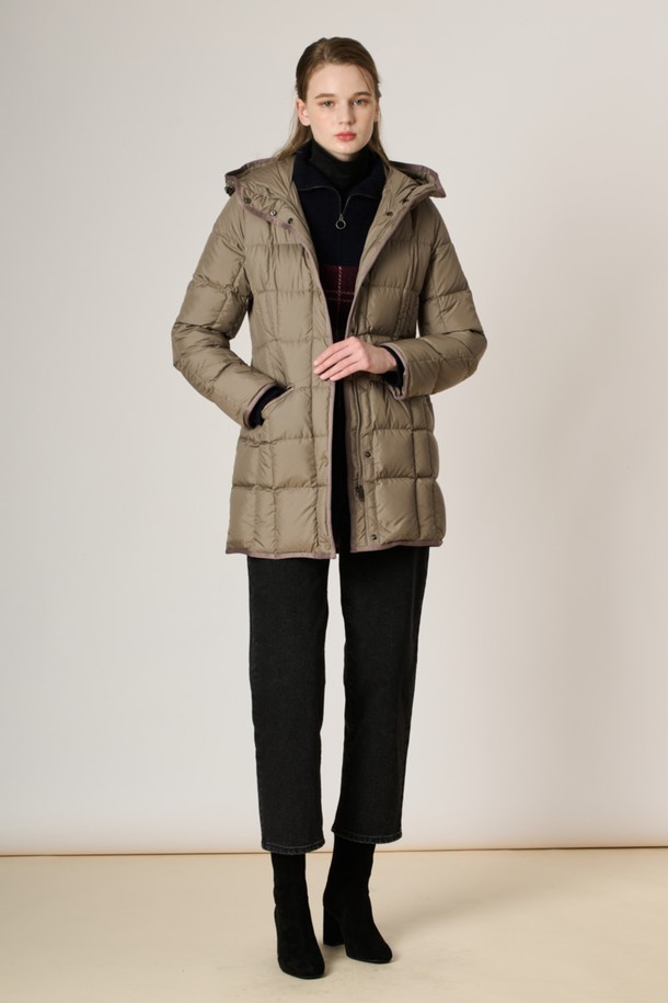 BCBG - 패딩 - [23FW] 슬림핏 구스다운_M/Beige B3W9F80472