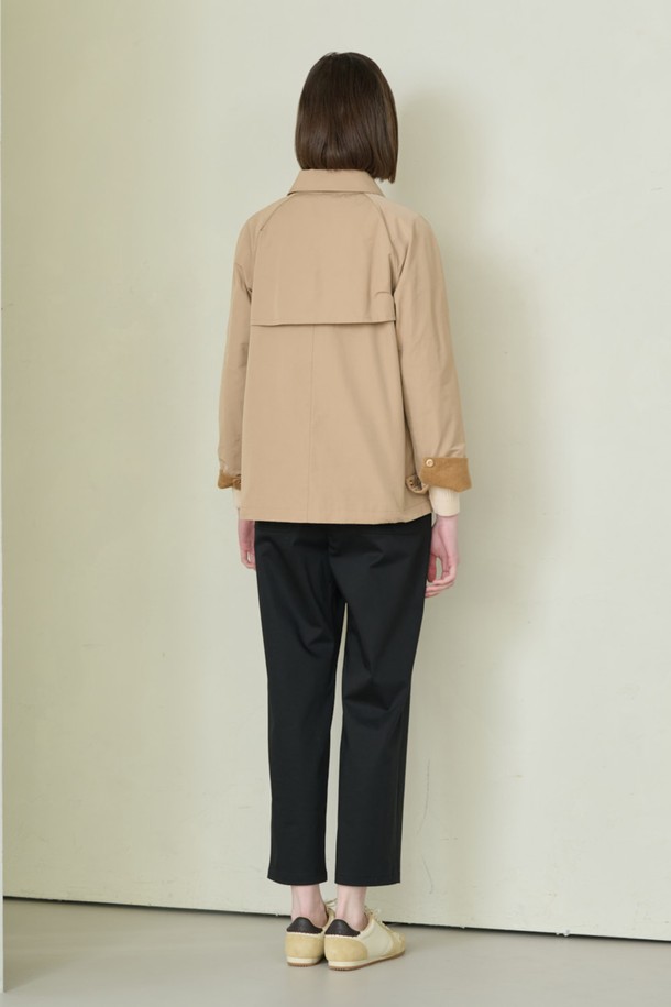 BCBG - 자켓 / 점퍼 - [24SP]아웃포켓 하프 점퍼 - M Beige B4S2R16072