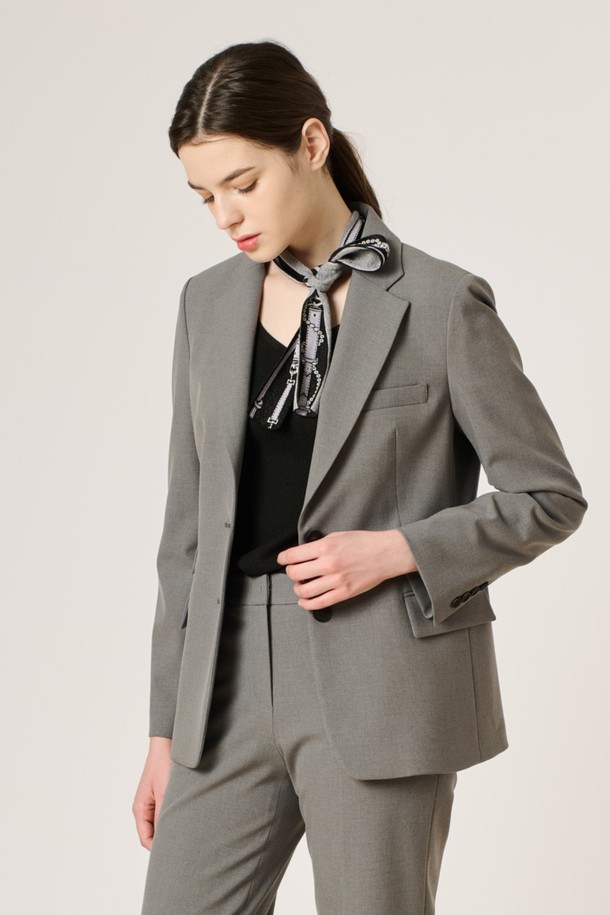 BCBG - 자켓 / 점퍼 - [24SP]테일러드 자켓 - M GRAY B4S2J12516