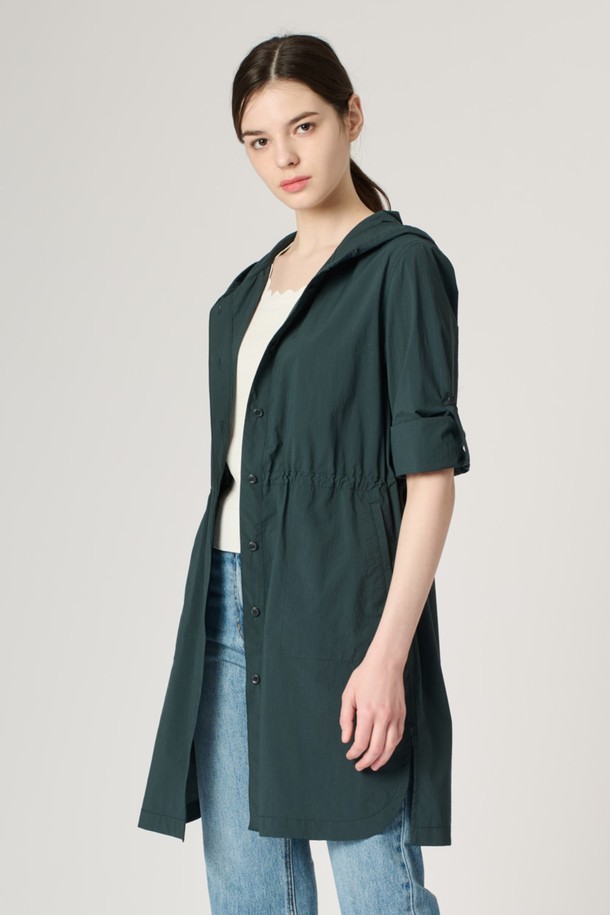 BCBG - 점퍼 - [24SU]후드 스트링 점퍼 - Mint B4M4R18038