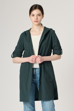 [24SU]후드 스트링 점퍼 - Dark Green B4M4R18043