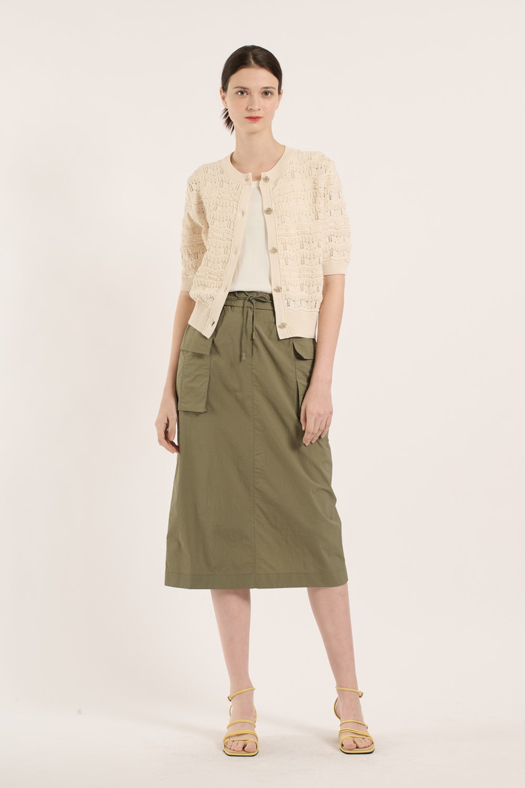 BCBG - 가디건 - [25SM] 카밀라 가디건 - CREAM B5B4K11214