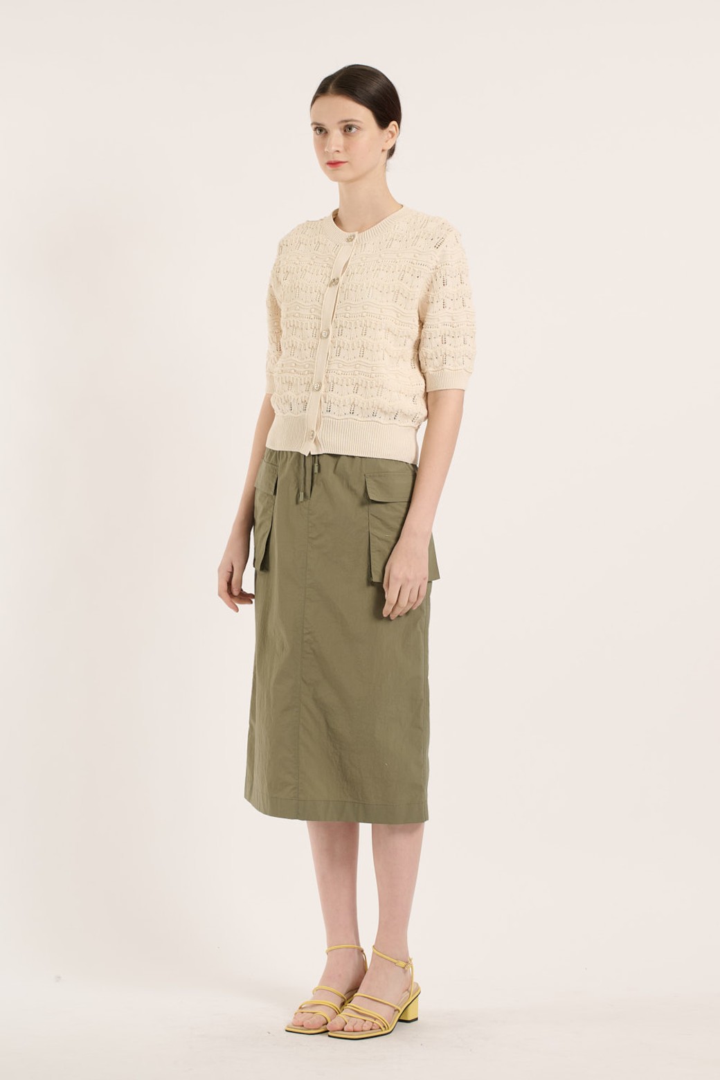BCBG - 가디건 - [25SM] 카밀라 가디건 - CREAM B5B4K11214