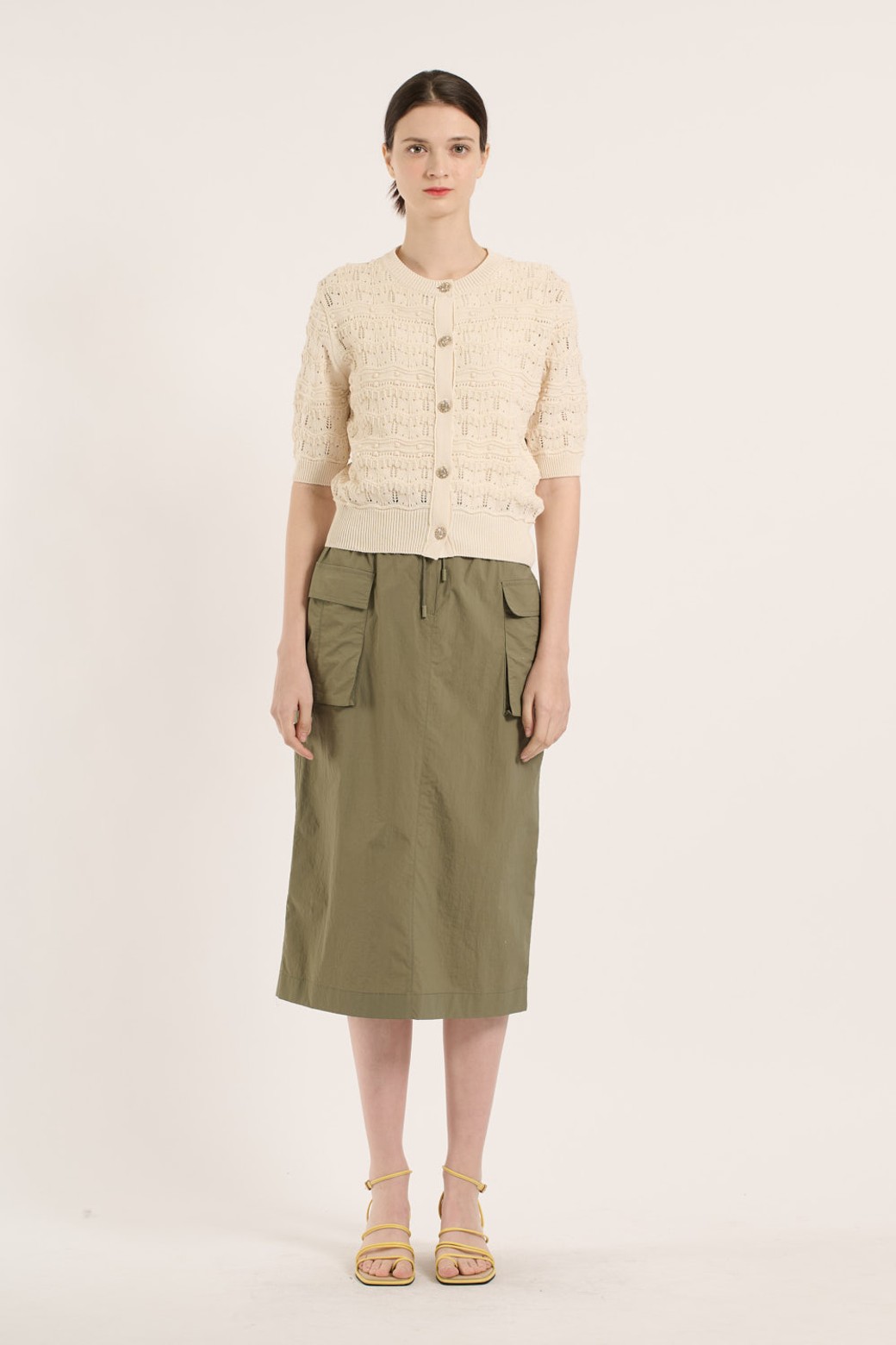 BCBG - 가디건 - [25SM] 카밀라 가디건 - CREAM B5B4K11214