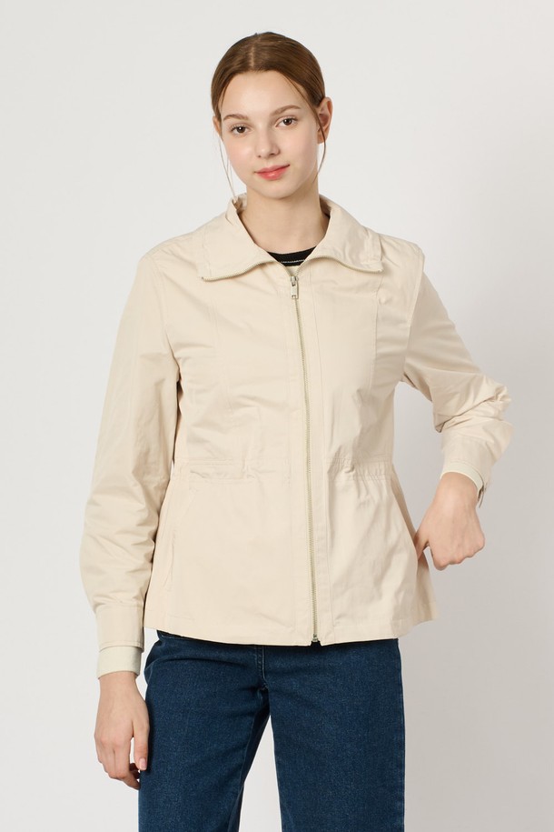 BCBG - 점퍼 - [24WT] 스트링 점퍼 - CREAM B4W9R12014