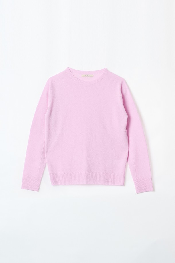 BCBG - 스웨터 - [24WT] 캐시 블렌드 홀가먼트 니트 - PINK B4W9K40922