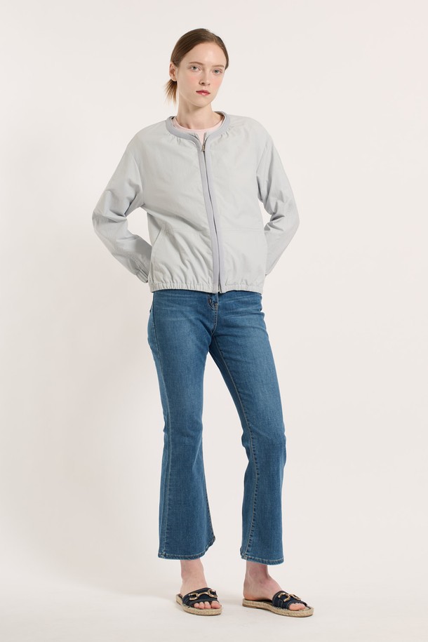 BCBG - 점퍼 - [25SU] 베이직 라인 점퍼 - SKY BLUE B5M3R17152