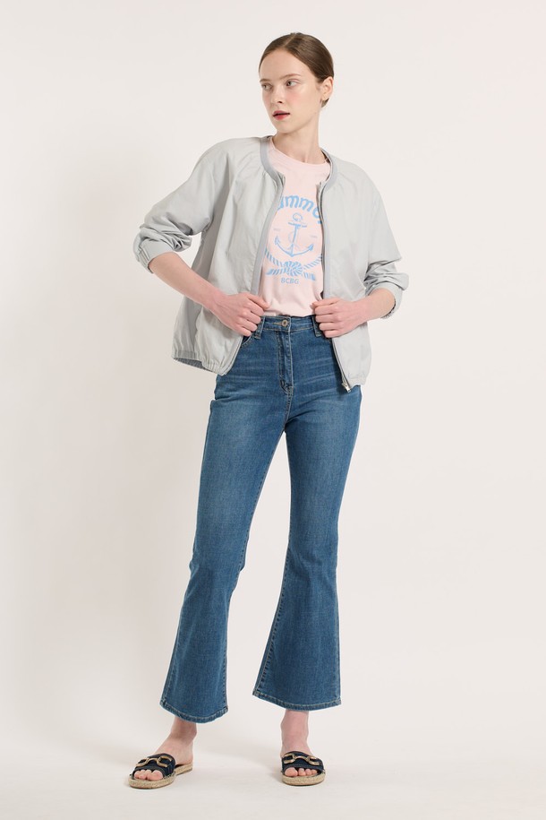 BCBG - 점퍼 - [25SU] 베이직 라인 점퍼 - SKY BLUE B5M3R17152