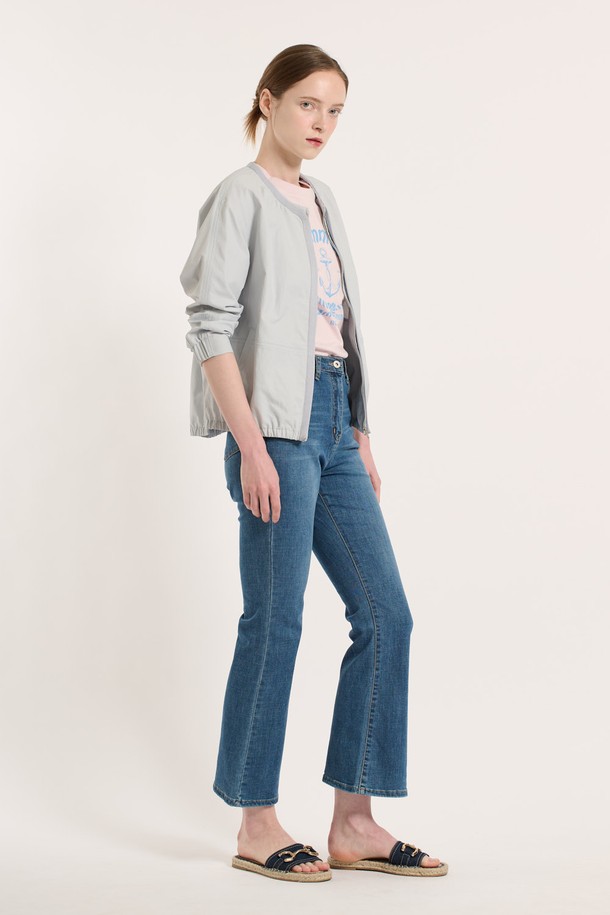 BCBG - 점퍼 - [25SU] 베이직 라인 점퍼 - SKY BLUE B5M3R17152
