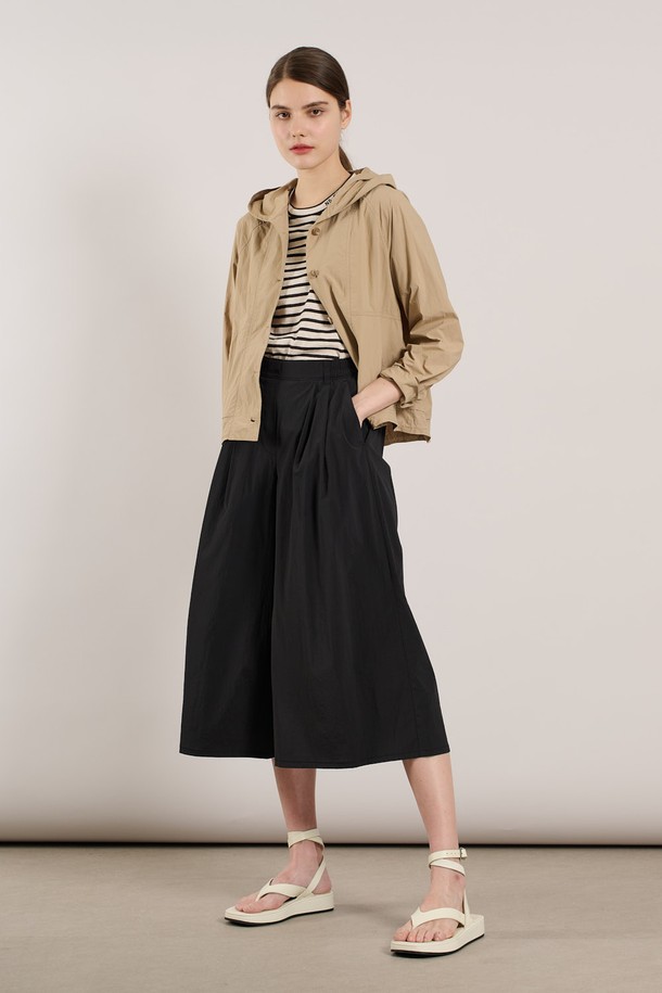 ALL&SUNDRY - 점퍼 - [25SU] 홑겹 크롭 후드 점퍼  - M BEIGE A5M3R17372